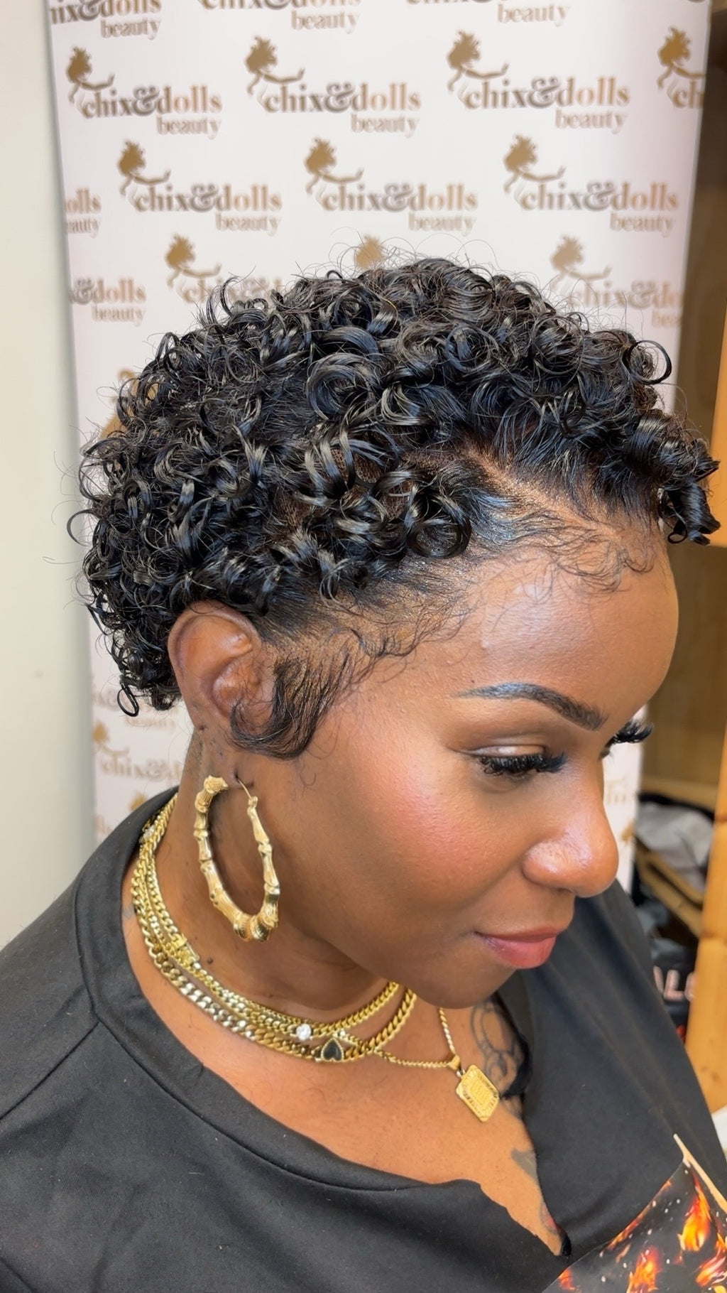 Pre-order 'ERICA' Deep curly frontal pixi