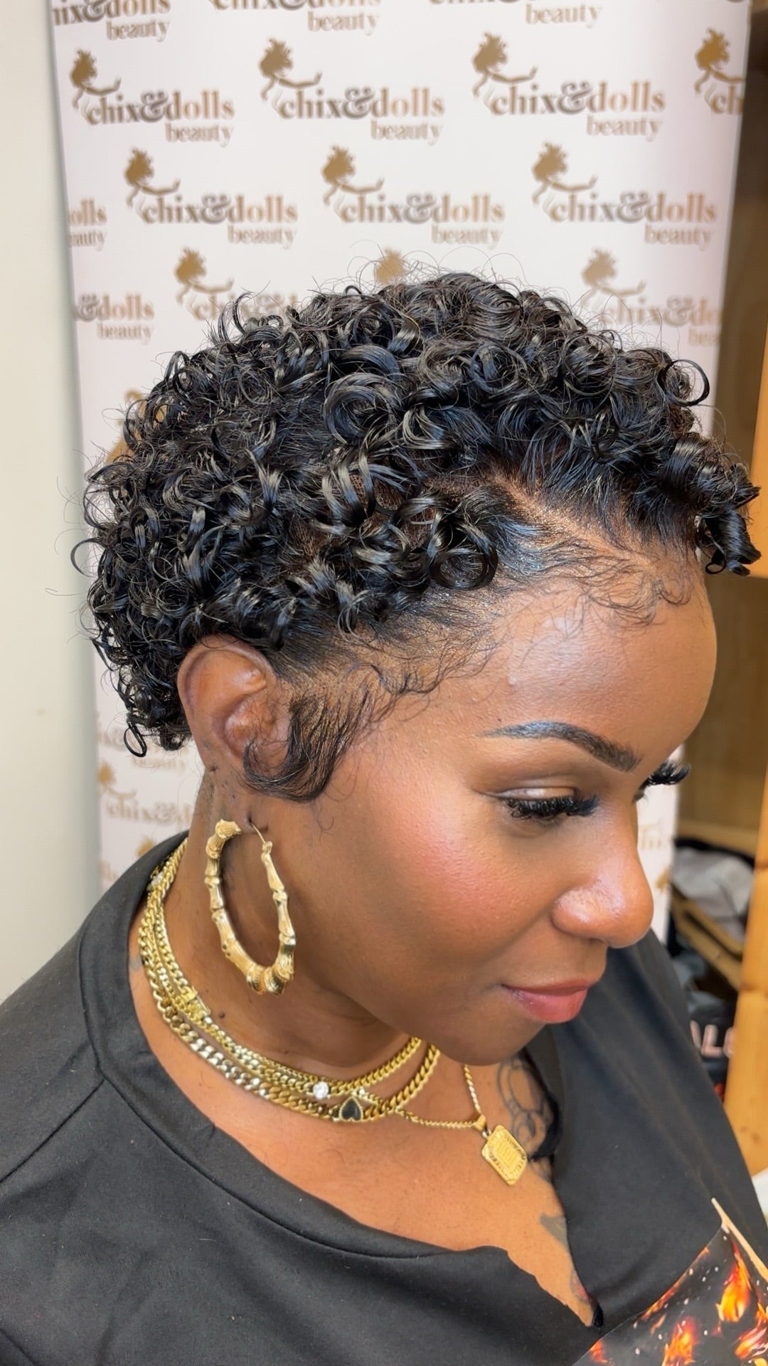 Pre-order 'ERICA' Deep curly frontal pixi