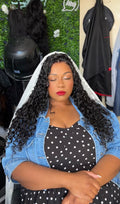 Glueless Closure Wig Deep Curl
