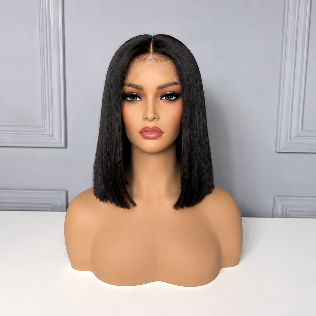 Glueless 5x5 Closure Sleek Bob